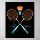 Search for ecg posters Badminton lover