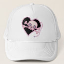 Search for pink skull hats Crossbones