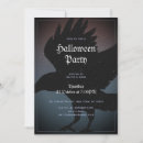 Search for grunge halloween invitations Raven