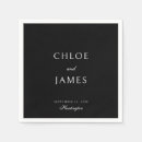 Search for classic wedding napkins Traditional