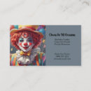 Search for clown business cards Kids