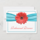 Search for coral rehearsal dinner invitations White