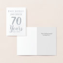 Search for 70 year old birthday cards Seventy
