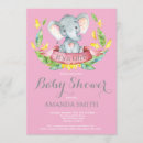 Search for pink and grey elephant baby shower invitations Cute