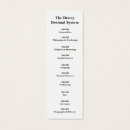 Search for decimal system Dewey