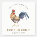 Search for rustic rooster stickers Watercolor