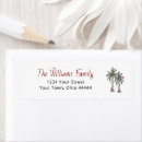Search for palm tree return address labels String lights