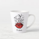 Search for red lipstick prints mugs Girly