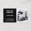 Search for haulage business cards Freight
