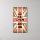 Search for keep calm canvas prints War