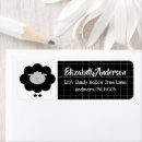 Search for cute lamb return address labels Baby shower