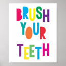 Search for children brushing teeth posters Cute