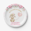 Search for bunny birthday plates Pink