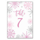 Search for snowflake table cards Elegant