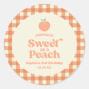 Search for fruit stickers Sweet as a peach
