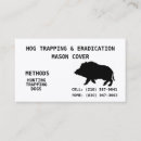Search for trapping business cards Wild
