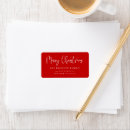 Search for elegant christmas return address labels Calligraphy