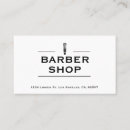 Search for barber shop business cards Razor