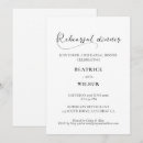 Search for romantic rehearsal dinner invitations Calligraphy
