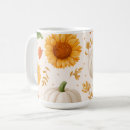 Search for autumn pumpkin pattern mugs Fall