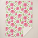 Search for pink peony blankets Pattern