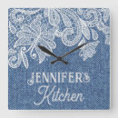 Search for blue kitchen clocks Unique