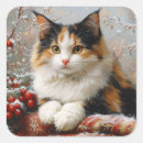 Search for cute white cat stickers Calico