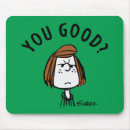 Search for charlie brown mousepads Peppermint patty
