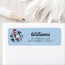 Search for kids book return address labels Dr seuss