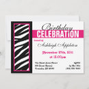 Search for fuschia birthday invitations Simple