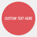 Search for solid red stickers Bright