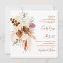 Search for pampas grass wedding invitations Terracotta