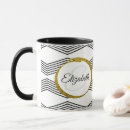 Search for gold chevron mugs Glitter