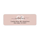 Search for roses return address labels Stylish