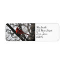 Search for male cardinal return address labels Bird