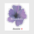Search for purple hibiscus flower stickers Summer