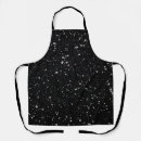 Search for black and silver aprons Glitter