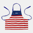 Search for red and white aprons For kids
