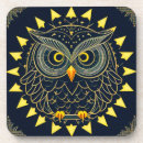 Search for owl illustration coasters Pattern