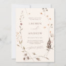 Search for modern watercolor floral wedding invitations Earth tones