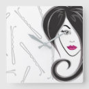 Search for hair salon clocks Modern