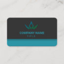 Search for black and teal business cards Minimalist