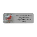 Search for cardinal bird return address labels Mail