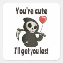Search for cute grim reaper stickers Scary