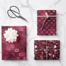 Search for love kiss wrapping paper Lips