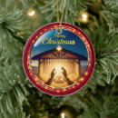 Search for nativity scene christmas tree decorations Manger