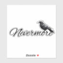 Search for white raven stickers Nevermore