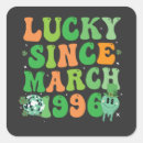 Search for march birthday stickers Shamrock
