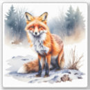 Search for winter animal stickers Fox