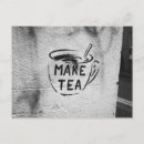 Search for white tea postcards Black